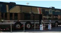 Mobile Spa van de Zwaluwhoeve op het Alles over Golf & Lifestyle Event