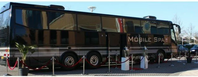 Mobile Spa van de Zwaluwhoeve op het Alles over Golf & Lifestyle Event Mobile Spa van de Zwaluwhoeve op het Alles over Golf & Lifestyle Event